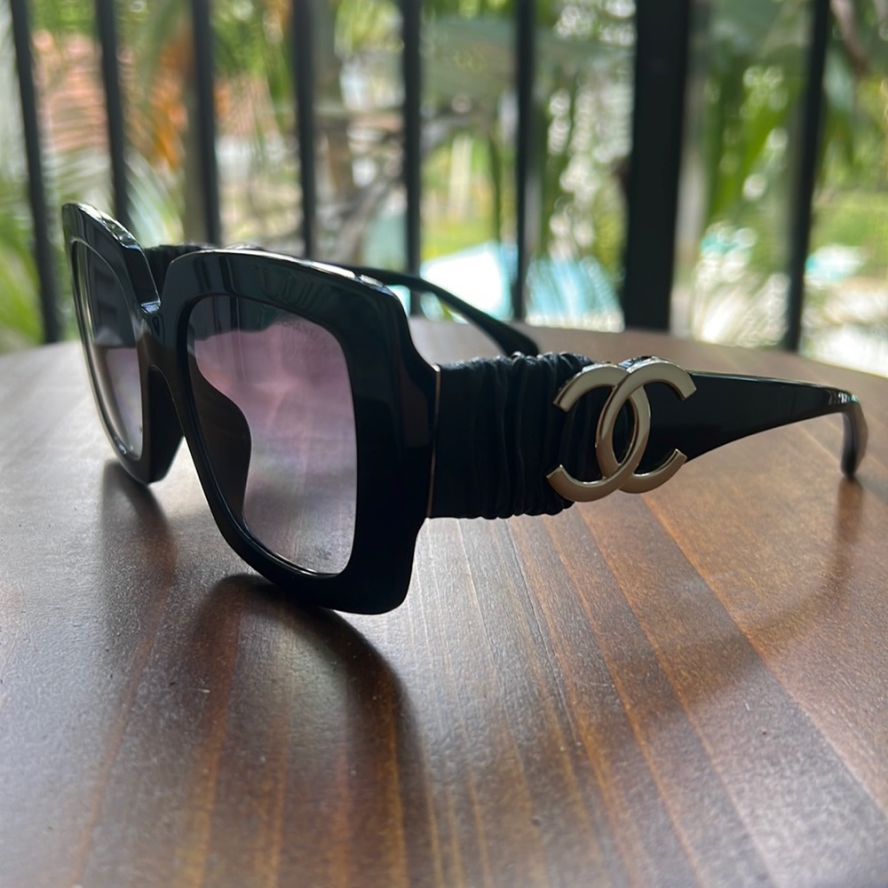 CHANEL square sunglasses!